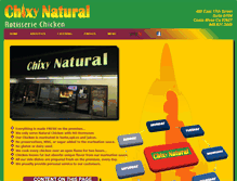 Tablet Screenshot of chixynatural.com